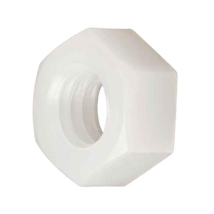 SEKSKANTMUTTER DIN 934 POLYAMID